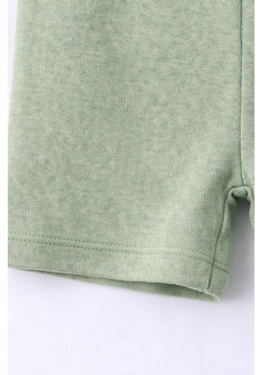 For My Baby Basic Bebek Şortlu Takım Yeşil1