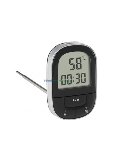 Tfa Dijital.kronometreli.oynar Başlı Et. Bbq. Mutfak Termometresi