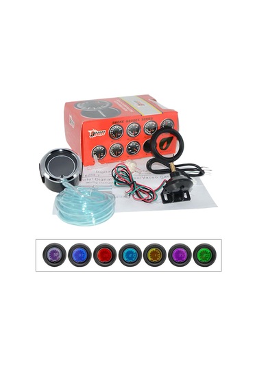 Homyl Kamyon Araçlar Oto Için 2 Inç 52mm 7 Renkli Ekran