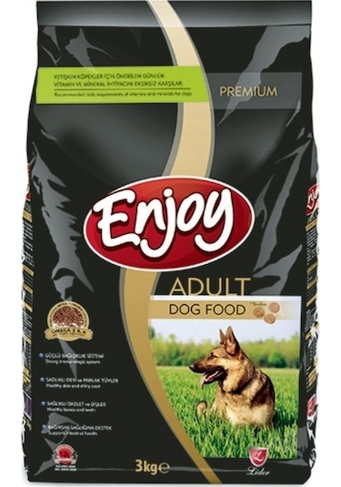 Enjoy Premium Tavuklu Yetişkin Köpek Maması 3 KG