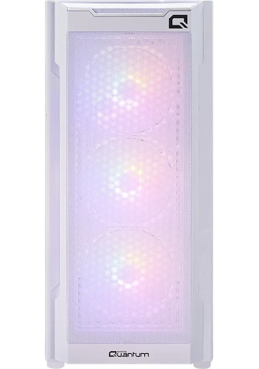 Quantum Gaming Snapfire White 650w 4 Fanlı Mesh Beyaz Gaming Masaüstü Kasa