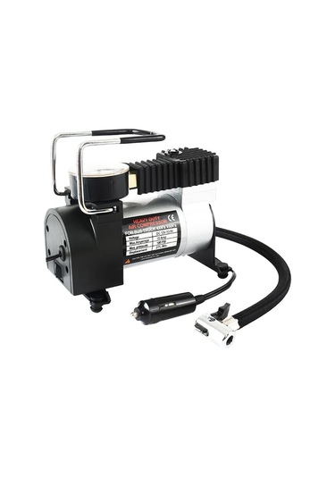 Lastik Şişman Hava Kompresörü Otomatik Kapatma Özelliği Ve Led Işığı İle Araba Ve Motosiklet Lastikleri İçin Yüksek Basınçlı Metal Pompa