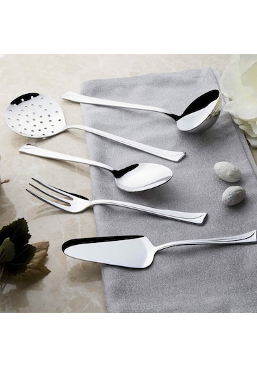 Nehir Maksi Saten 5 Parça Servis Takımı