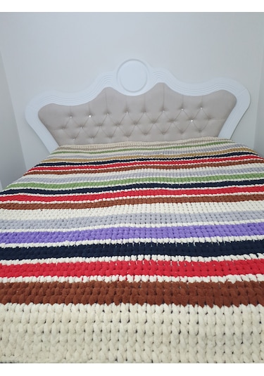 Palm Puffy Çift Kişilik Battaniye -