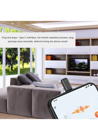 Moveevo Type-c Entegreli Mobil Ev Aletleri Kumandası - Kızılötesi Teknolojiyle Klima, Tv, Projeksiyon Ve Daha Fazlası - Mor Renk, 8-12m Mesafe