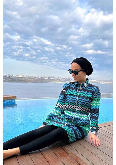 Kahijab Ela Tesettür Mayo - Xl Yeşil