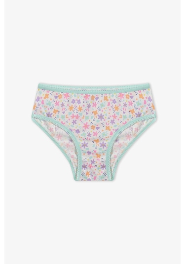 Penti Pembe Kız Çocuk Popflower Pamuklu 5'li Slip Külot