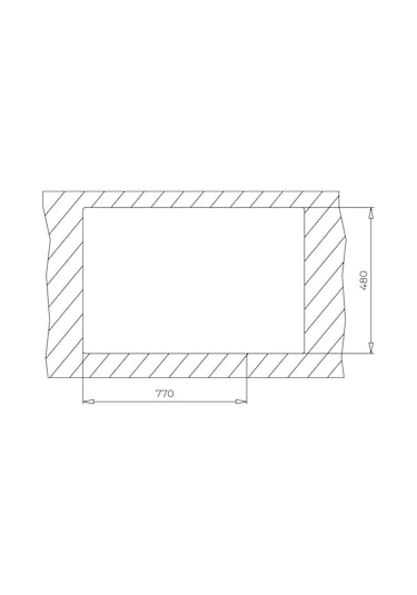 Teka Forsquare 72.40 Tg Tek Hazneli Tegranite+ Eviye - Parlak Krem - 115230003