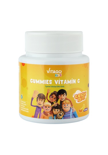 Vitago Kids Gummies Vitamin C Içeren Çiğnenebilir Form Takviye Ed