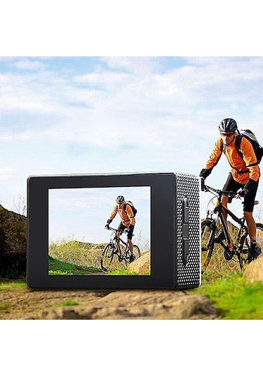 Sarı Su Geçirmez Geniş Melek Lens 1080p Dvr Kamera Spor Kamera Kamera Kaydedici Ultra Hd Kamera