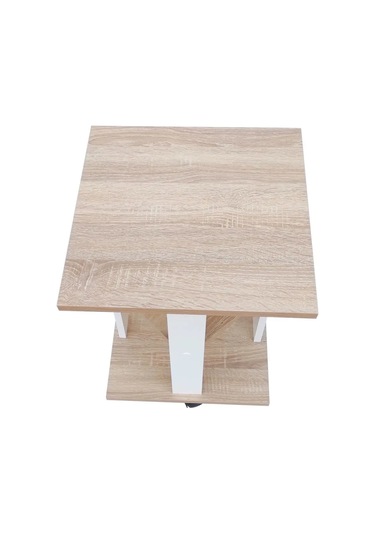 El-ma Kare Şekilinde Kafe Tabletı 137689413 Sombra Meşe