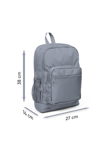 Coral High Kids Lacivert Civit Robot Desenli Dört Bölmeli Okul Sırt Çantası 23472