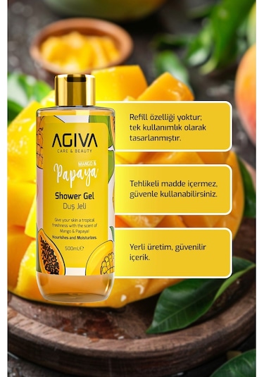 Mango&papaya Özlü Besleyici Ve Nemlendirici Duş Jeli Değişken