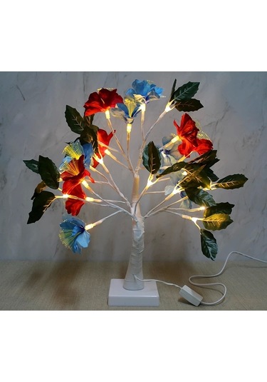 Dekoratif Ledli Çiçek Alk1727 Çok Renkli