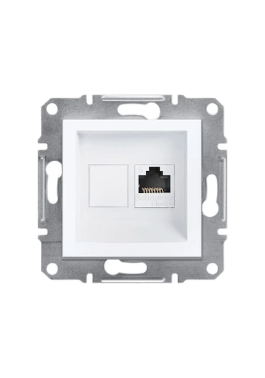 Schneider Eph4770121 Asfora Beyaz 1 Rj45cat6 UTP Çerçevesiz
