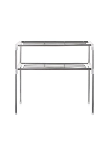 2 Katlı Çok Fonksiyonlu Mutfak Depolama Rafı Mikrodalga Fırın Raf Ünitesi