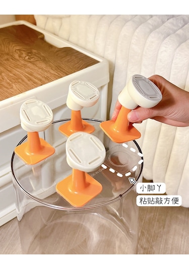 Yeni Yaratıcı Çöp Kovası Şeffaf Çöp Kutusu Gözler + Ayaklar Büyük Boy Şeffaf