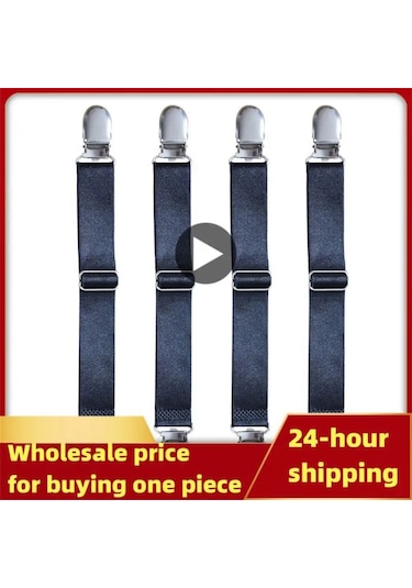 Stil A-ayarlanabilir Klip Kaymaz Çarşaf Tutucular Kemer Siyah Çarşaf Tutucu Kauçuk Gergi Klip Kemer Kanepe Masa Örtüsü