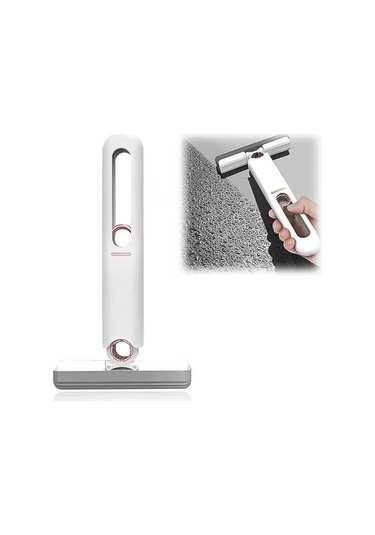 Ollevra Çok Amaçlı Cam Fayans Mini Temizlik Mopu Fırçası Beyaz