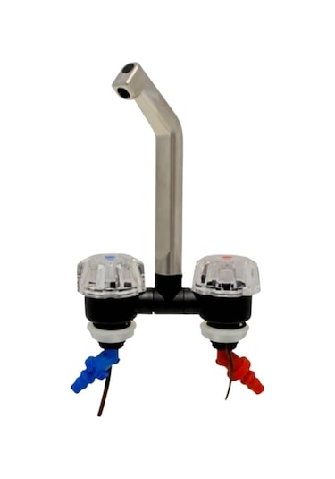 Comet Deluxe Katlanır Sıcak/soğuk Musluk 12v Switch - Nikel-1561