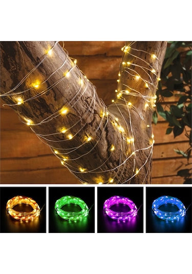 Dize Işıklar Usb İle Güçlendirilmiş Değişen Pırıltı Çok Renkli