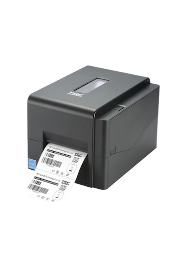 TSC TE210 203 DPI Termal Transfer Seri + USB + Ethernet Barkod Yazıcı Ribonlu Kullanım