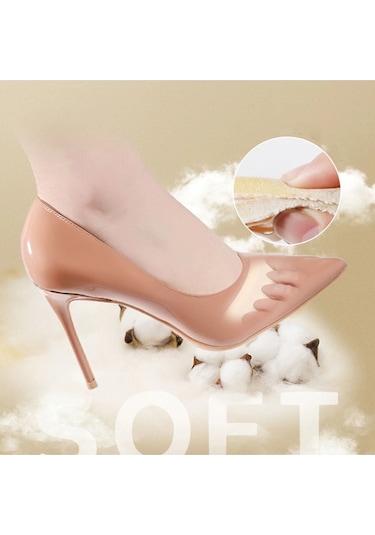 Kadınlar İçin Beş Parmak Ayak Ön Ayak Pedleri Nefes Alabilen Yüksek Topuklu Ayakkabı Yastığı
