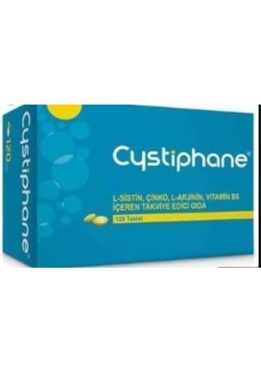 Cystiphane L-Sistin Çinko L-Arjinin Vitamin B6 120 Tablet