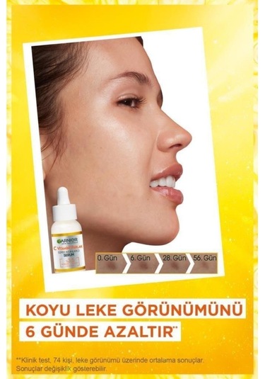 Garnier C Vitamini Parlak Aydınlatıcı Göz Kremi 15 ML + Süper Aydınlatıcı Serum 30 ML