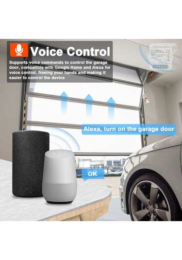 Tuya Zigbee Kapı Açacağı Akıllı Garaj Kapısı Açacağı E25826