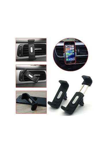 Araba Klimasına Takılan Oto Araç Telefon Tutucu Kıskaç