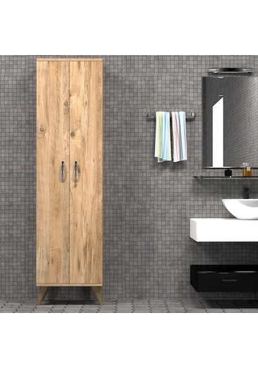 2 Kapılı 49Cm Banyo Dolabı Çam - Bdl0102