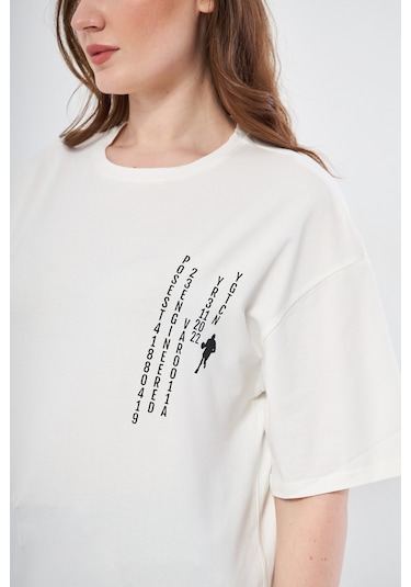 Kutaf Sırt Baskılı Unisex T-shirt 001