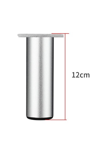 Adet/takım Metal Mobilya Ayakları Gümüş 12cm Gümüş Gümüş Diğer