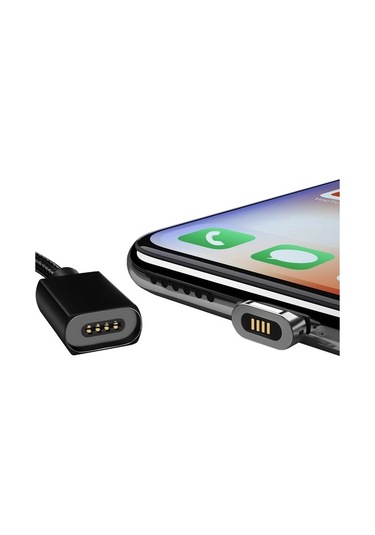 Fitplus Manyetik Mıknatıslı Lightning Hızlı Şarj Kablosu Qc 3.0 S (417855472)