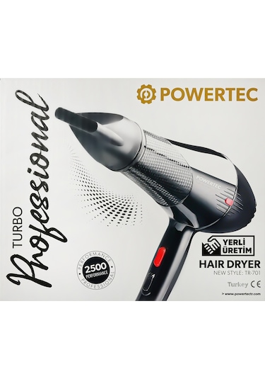 Powertec TR-701 Profesyonel Fön Makinesi