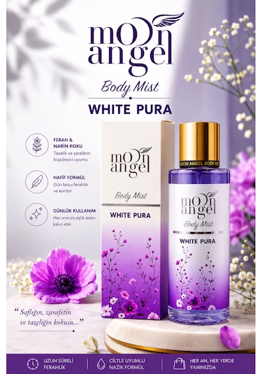 Moon Angel  White Pura Body Mist  250 ML