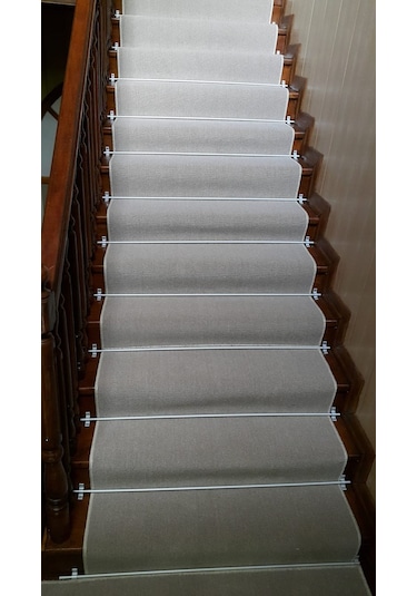 Merdiven Dip Çubuğu - Hali Çubuğu 110 Cm-Mat Gri