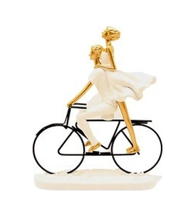 Bisiklet Süren Couple 30cm