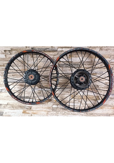 Ride İt Komple Takım Jant 120x19 / 120x17 Diskli Model ,siyah-siyah