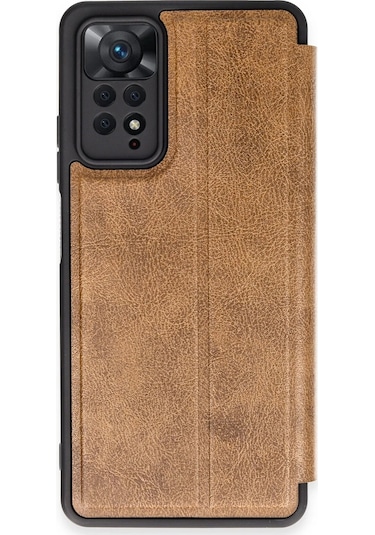 Newface Xiaomi Redmi Note 12 Pro 4g Kılıf Flip Cover Semeglbl - 15 - Taba
