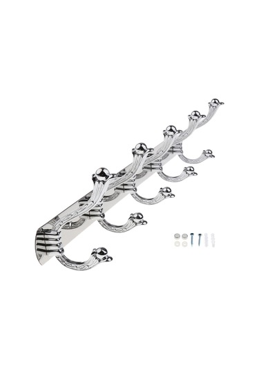 Suntek Duvara Monte Güçlü 5 Kancalı Raf Kanca Ceket Anahtar Elbise Havlu Askısı 3 Çok Renkli