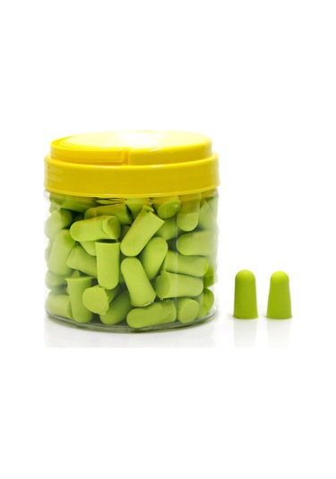 50 Çift Yumuşak Köpük Kulak Tıkacı Gürültü Azaltıcı Kulak Tıkacı Uyku Çalışmaları İçin Koruma Açık Yeşil