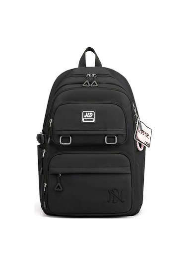 Globalpurchase Sırt Çantası Hafif Günlük Öğrenci Sırt Çantası - Siyah Siyah