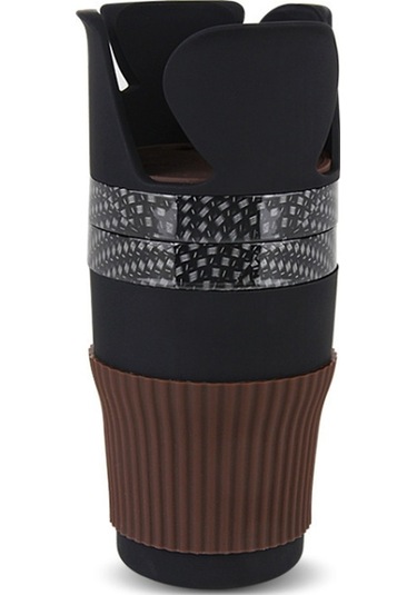 Suitu R151-4 Araba Hava Outlet Depolama Su Kupası Tutucu Cep Telefonu Navigasyonu Çok Fonksiyonlu Saklama Kutusu Siyah Kare 1 Adet