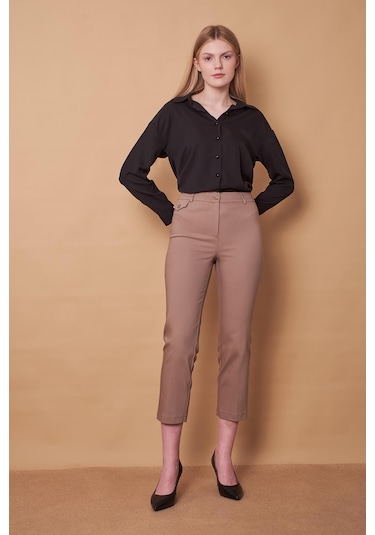 Kadın Yakalı Düşük Omuzlu Uzun Kol Likrasız Kumaş Gömlek-siyah Siyah