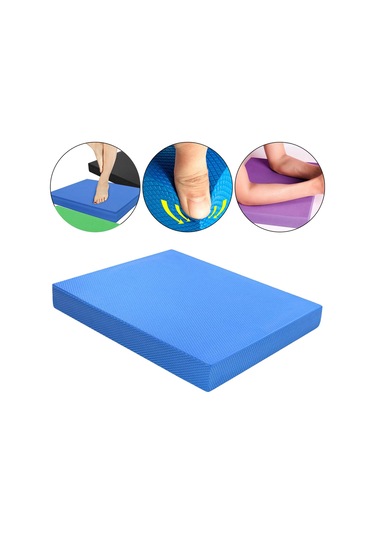 Suntek Denge Pedi Eğitmen Yoga Mat Köpük Esneme Stabilite Mavi Mavi