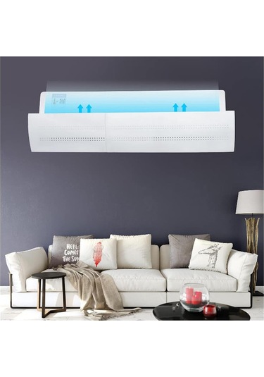 Anti Direct Blowing Geri Çekilebilir Klima Rüzgar Deflektörü Bölmesi Ayarlanabilir Klima Kalkanı Kapak Ön Cam 2019 Klima Kapağı