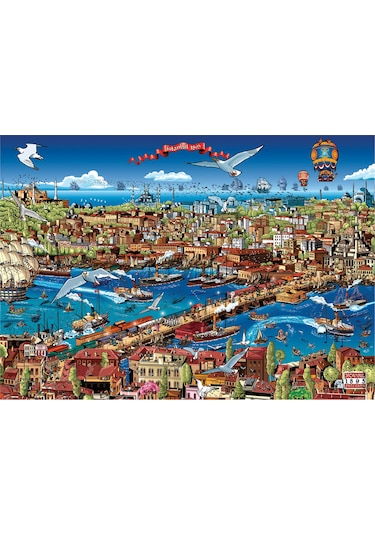 Anatolian 3000 Parçalık Puzzle - Istanbul 1895 4921