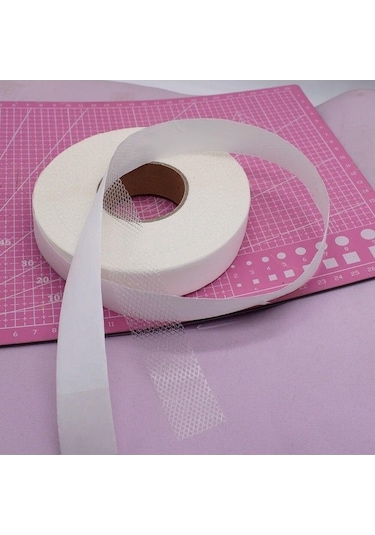 Pazly 30mm Sıcak Eriyen Yapışkan Bant, Kumaş İçin Demir On Hemming Bant, 2x3 Rulo, Çift Taraflı Bant, 56726331